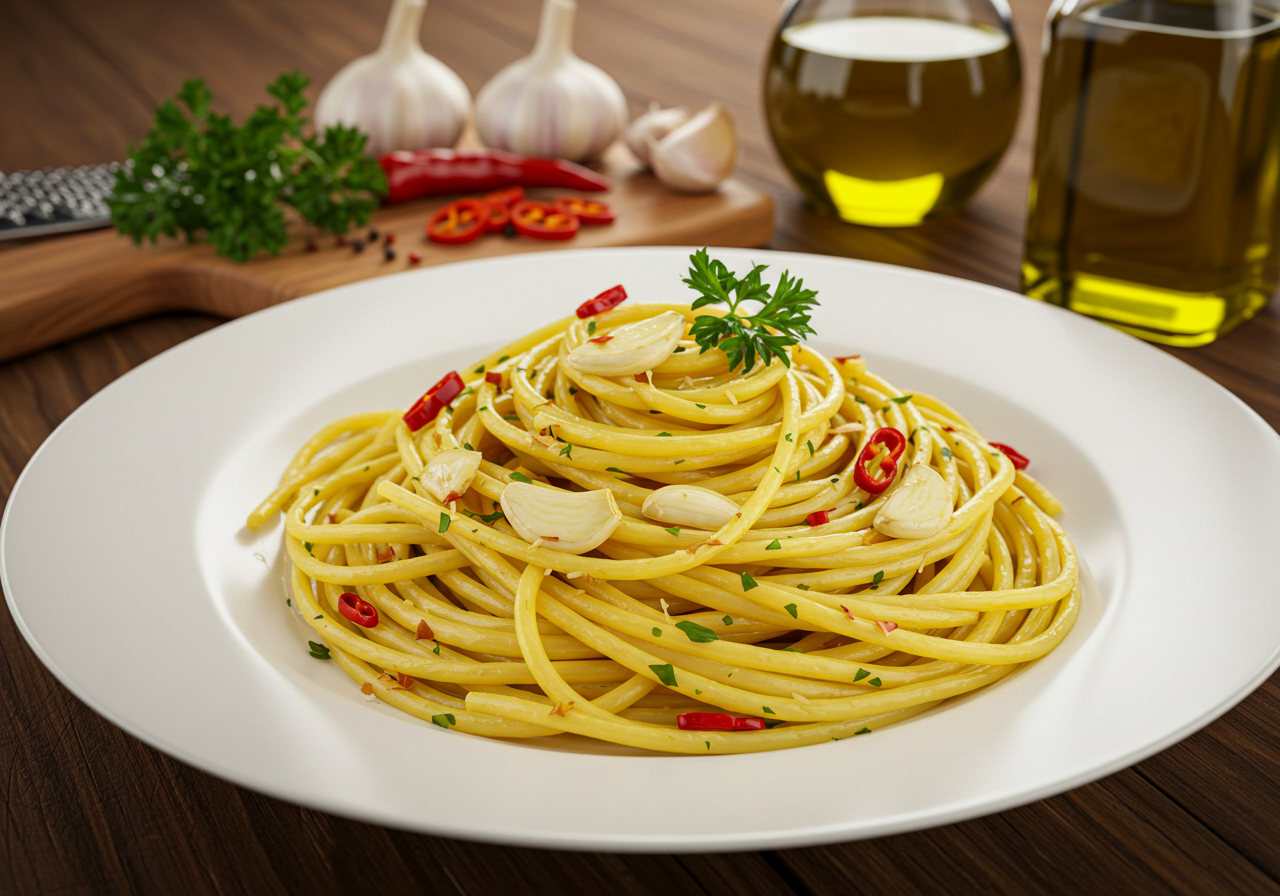 Espaguetis Aglio e Olio PC